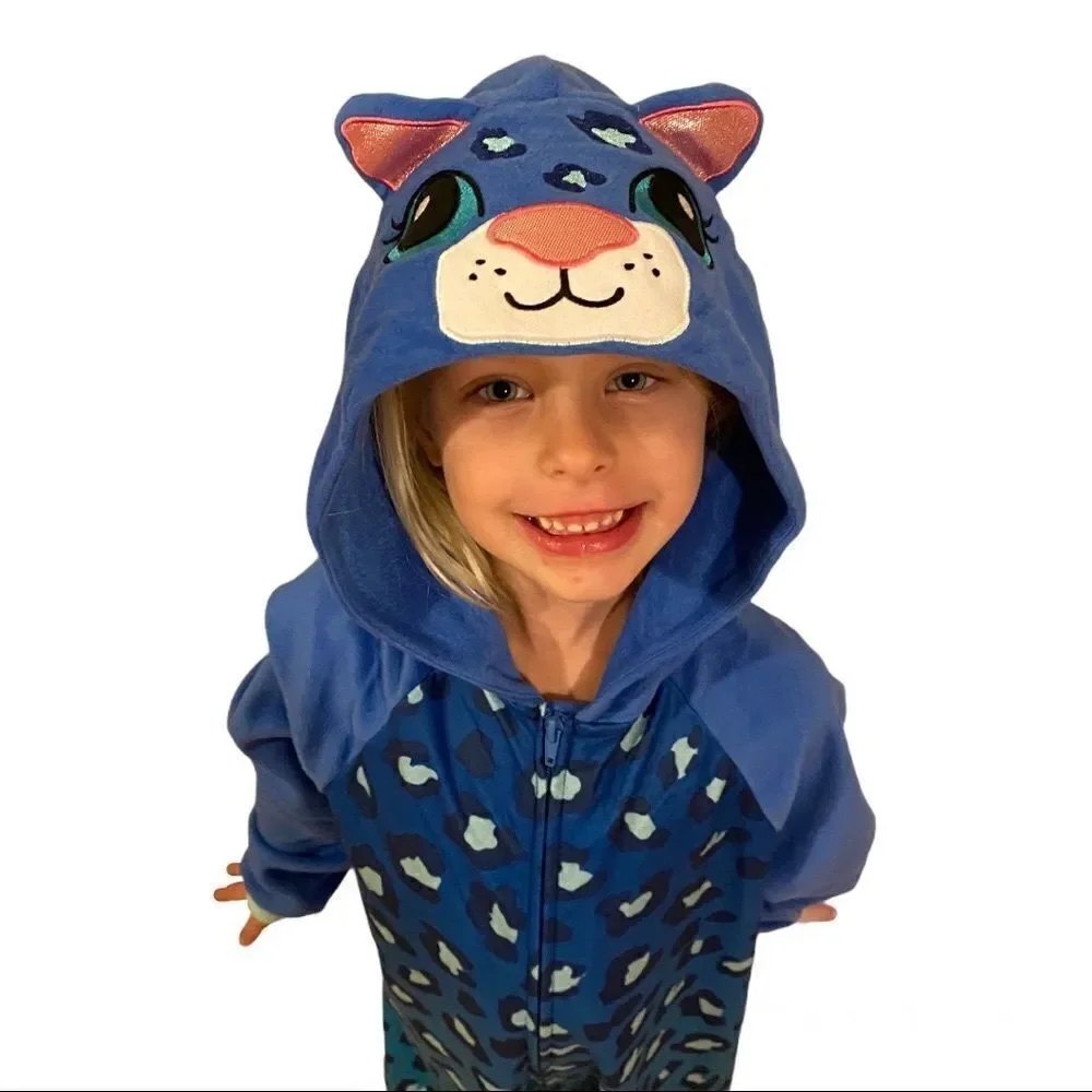 Cat & Jack Cat Onesie Hoodie Pajamas